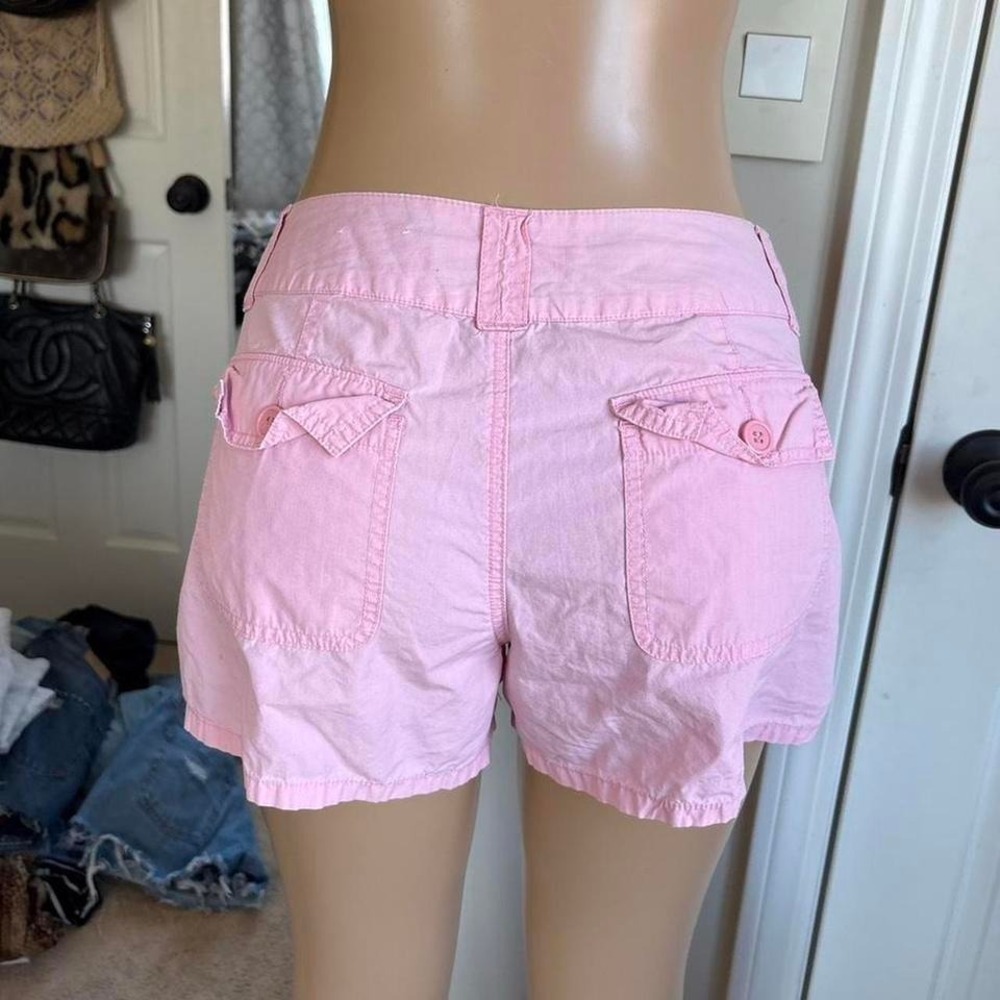 Y2K Pink Low Rise Shorts Bubblegum Pink Shorts